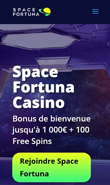 Expérience mobile SPACE FORTUNA CASINO