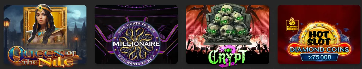 Jeux exclus et contribution réduite SPACE FORTUNA CASINO